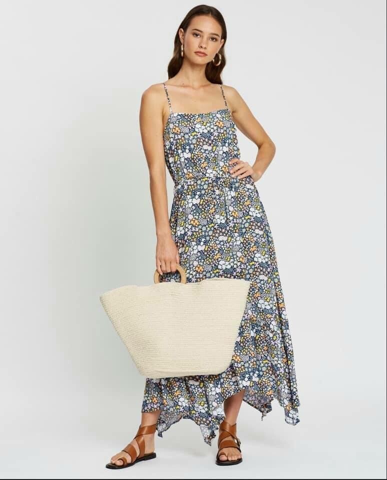 TIGERLILY Dalia Floral Liberty Print Eco Maxi Dress NWT RRP$259