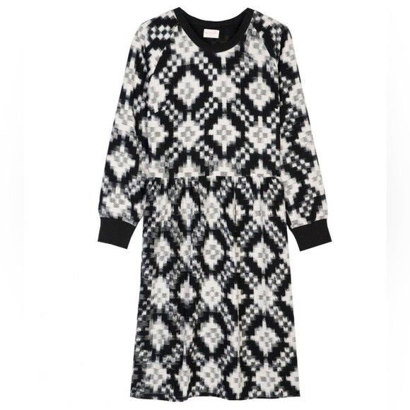 GORMAN Trinity Crew Neck Long Sleeve Cotton Winter Sweater Dress RRP$289