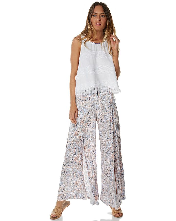 TIGERLILY Antonino High Waisted Split Wide-Leg Pants RRP$199