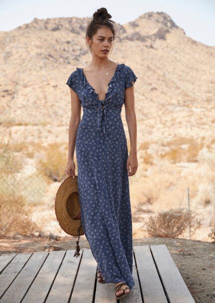 knee length dresses for ladies Kalinda Maxi Dress main image 0