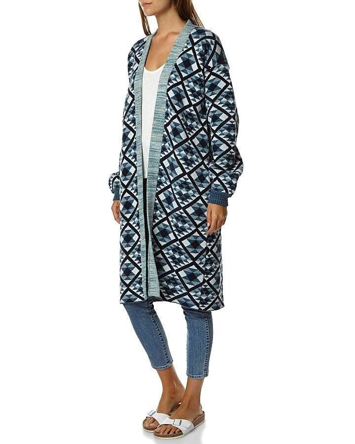 TIGERLILY Amande Cotton Winter Knit Longline Cardi Cardigan