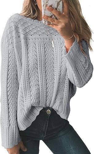 Iris Maxi Baby Blue Crochet Knit Jumper NWT