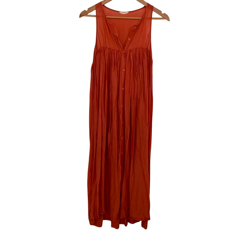 open lace back dress David Pond Venice Dress-Burnt orange  ROSSELLINI + SHINE