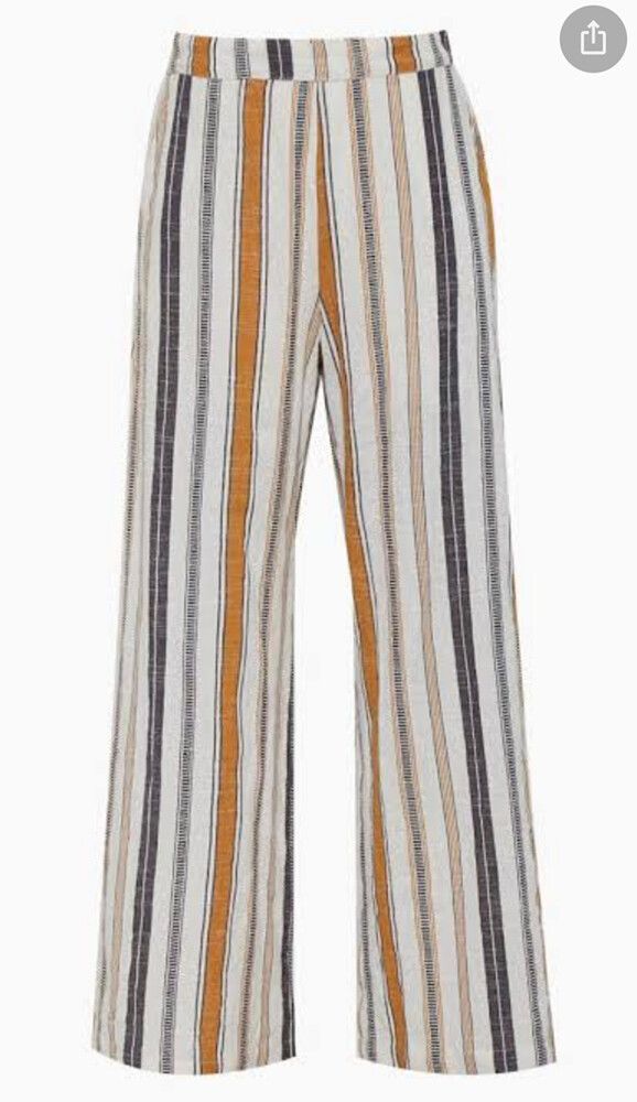 TIGERLILY Ammos Set - Cotton Stripe Wide Leg Pants & Cami Top