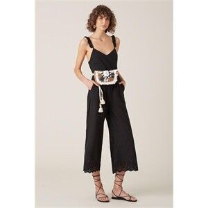 TIGERLILY Kai Woven Belt Bag Straw Clutch Purse RRP$159