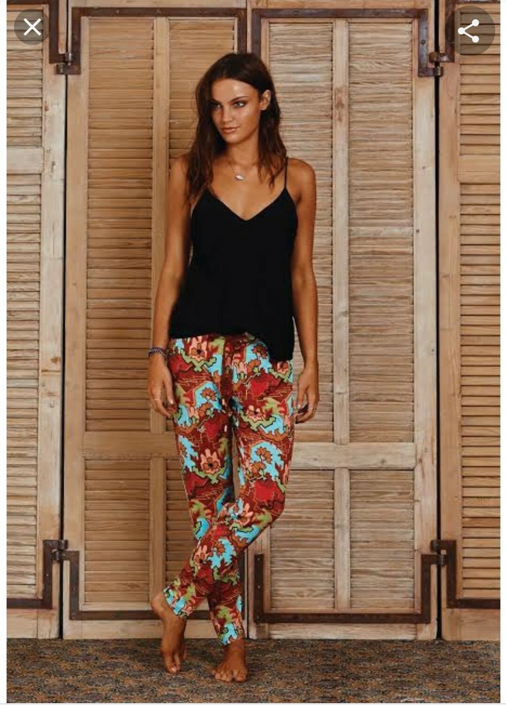 TIGERLILY Playa Illetes Boho Print Pants BNWT RRP$150