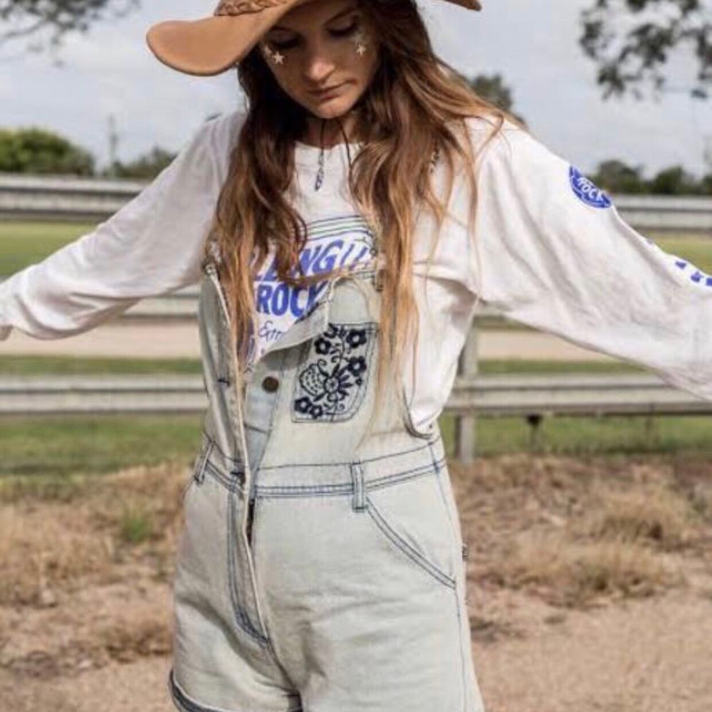 ARNHEM Elke Rustic Light Washed Denim Overalls