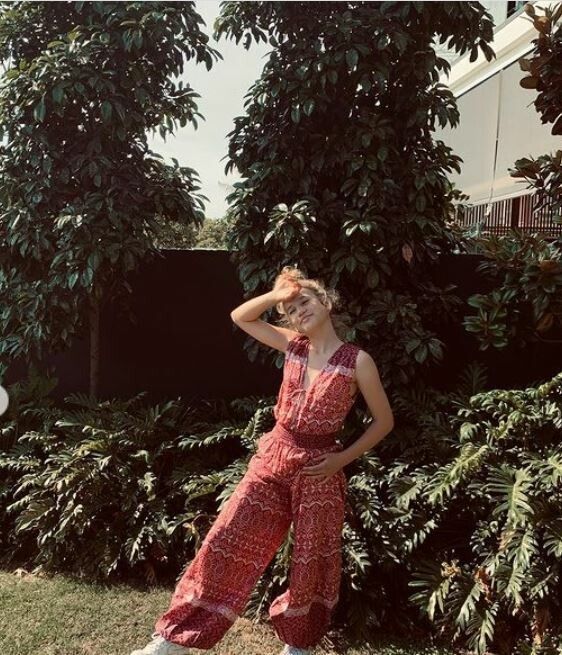 TIGERLILY Nivi Red Wide Leg Jumpsuit RRP$249