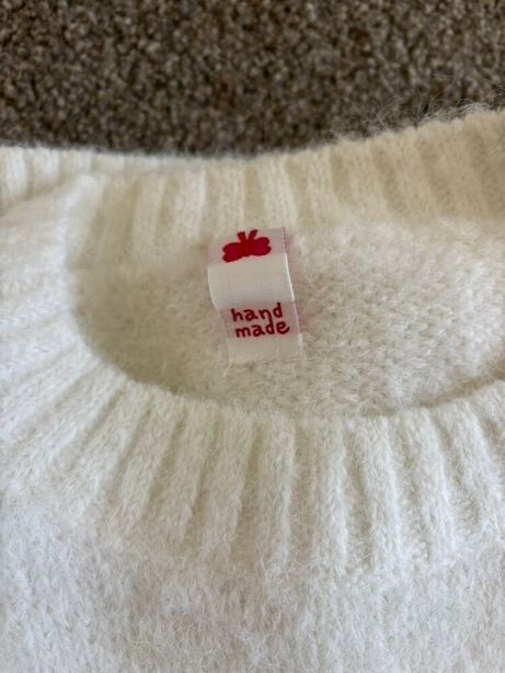 100% mohair handmade jumper