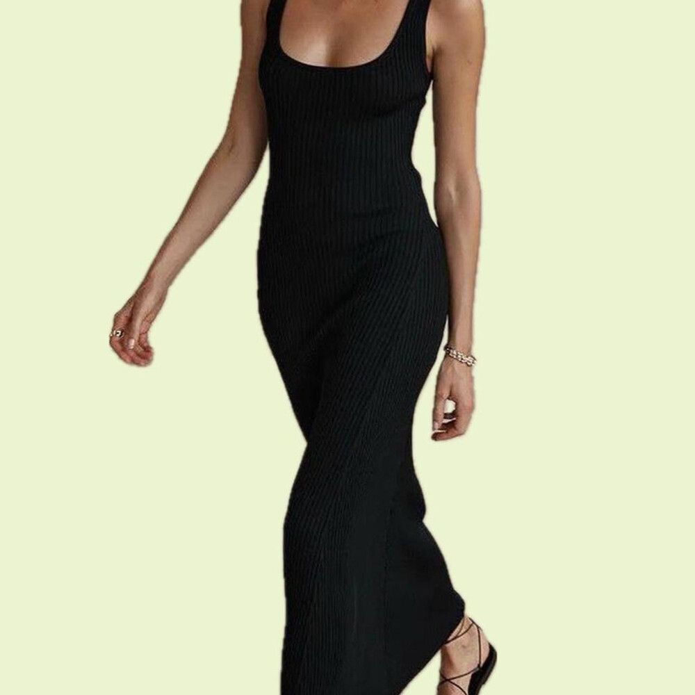 dissh victoria knit black midi dress size XXS