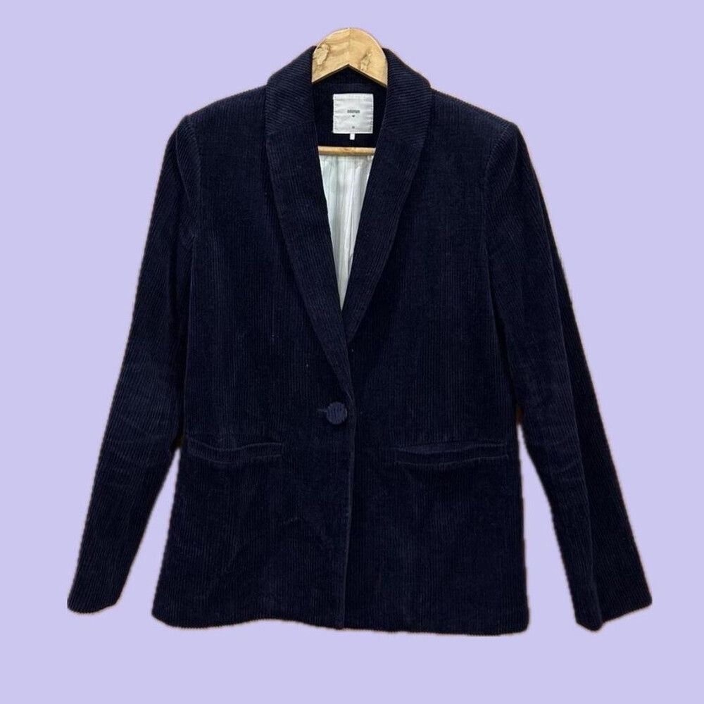 minimum navy corduroy blazer size 34EU
