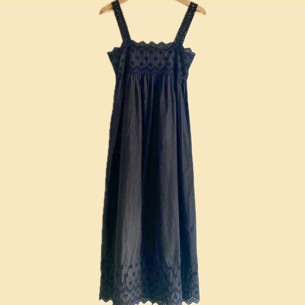 princess polly baby blue dress DOEN Rosaria Silk-Viscose Midi Dress main image 1
