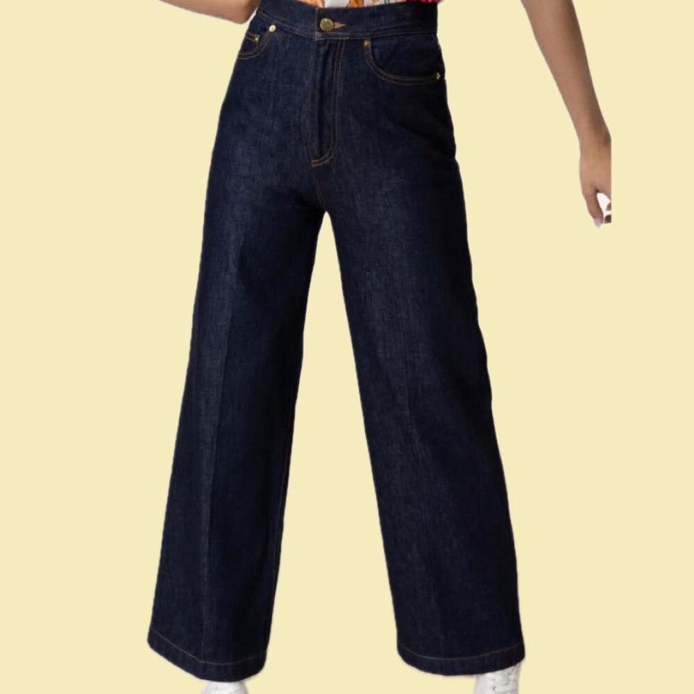 gorman dark wash crop jeans size 6
