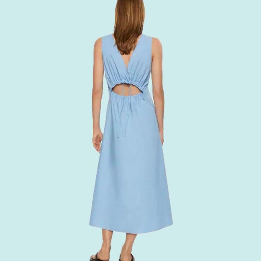 mango MNG light blue dress XS