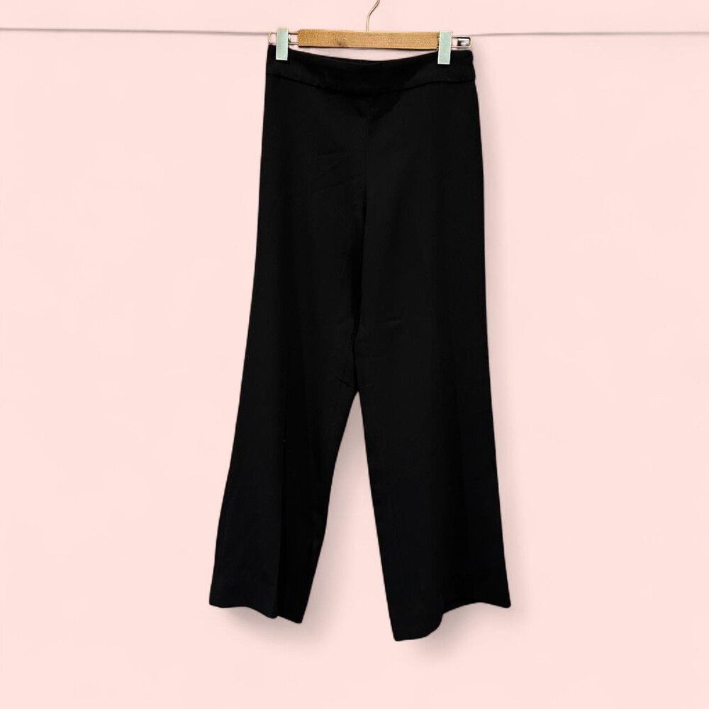 ZARA BLACK WIDE LEG PANTS size XS