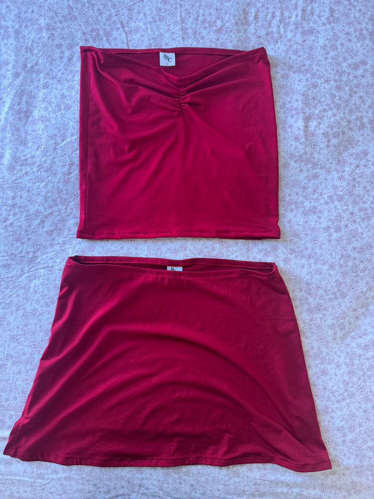 B&C Red Matching Set Size S