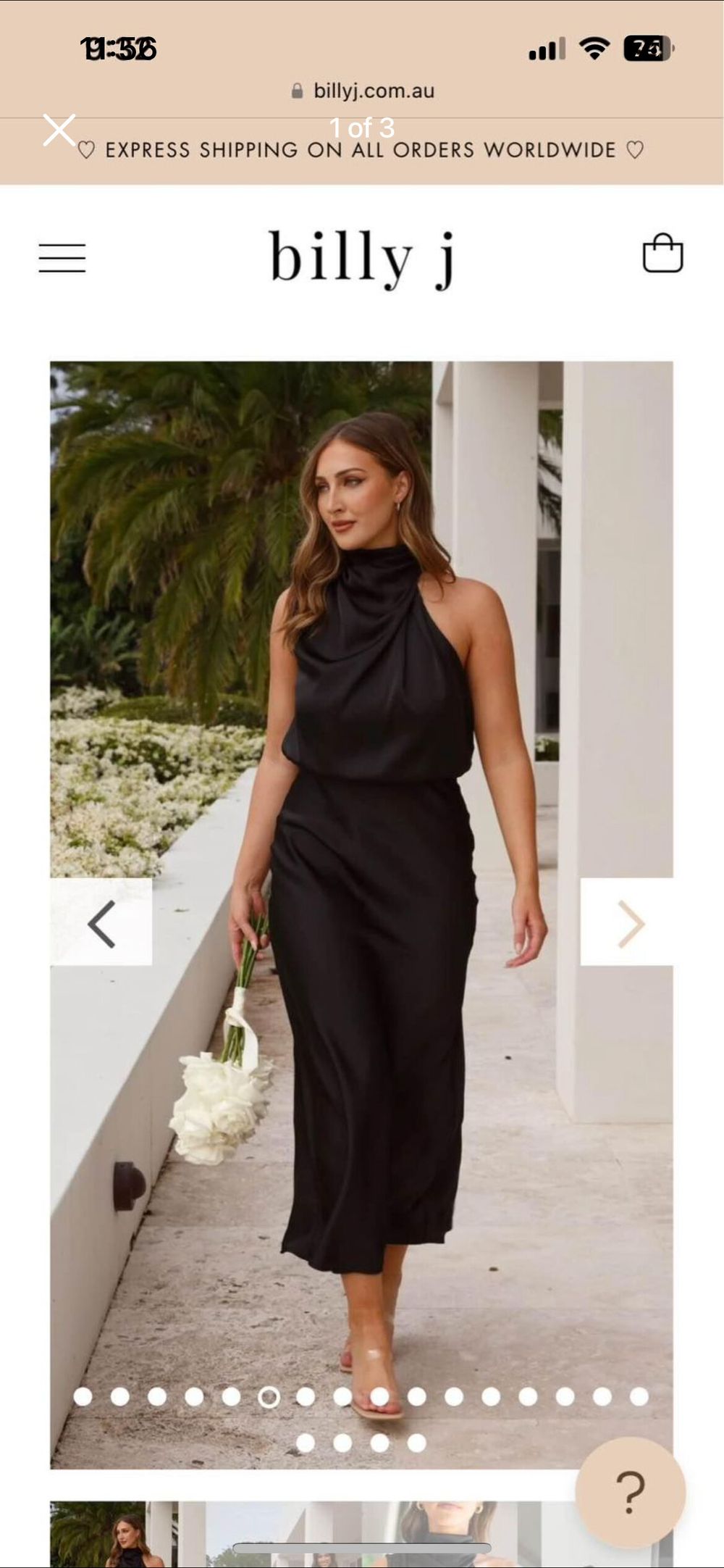 Billy J Boutique - Esther maxi dress on Designer Wardrobe