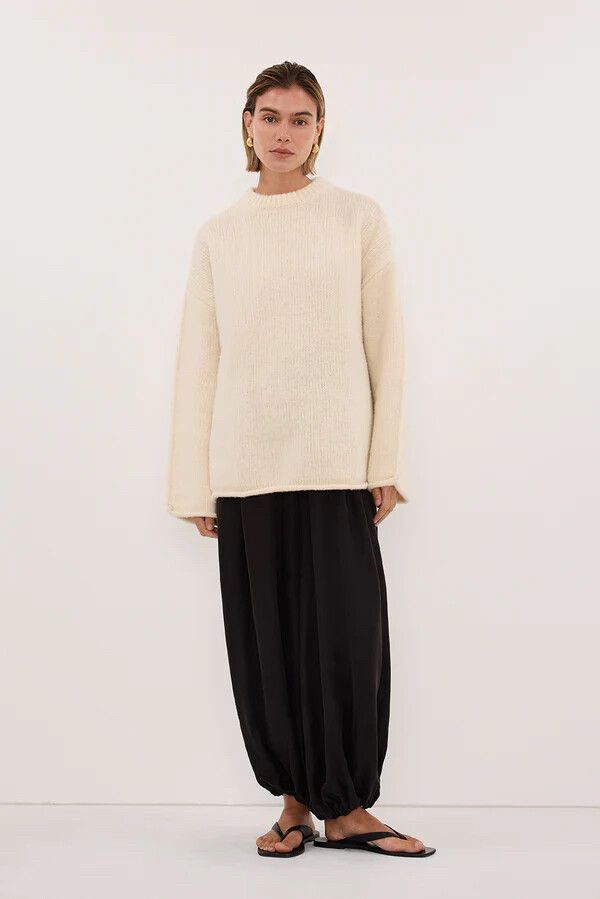 BRAND NEW DISSH Cream Knit Jumper