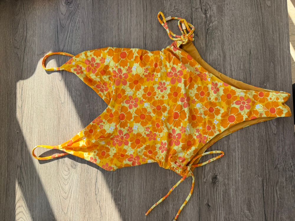 Blackbough Yellow Floral One Piece Swimsuit