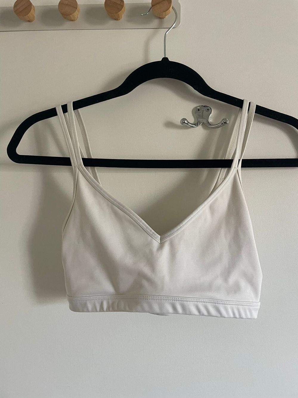 Nimble White Sports Bra - Size XS / 8 AU