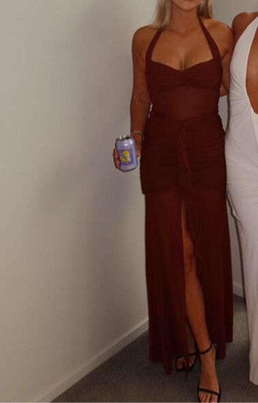 chinese dress ladies Tallula Maxi Dress Espresso