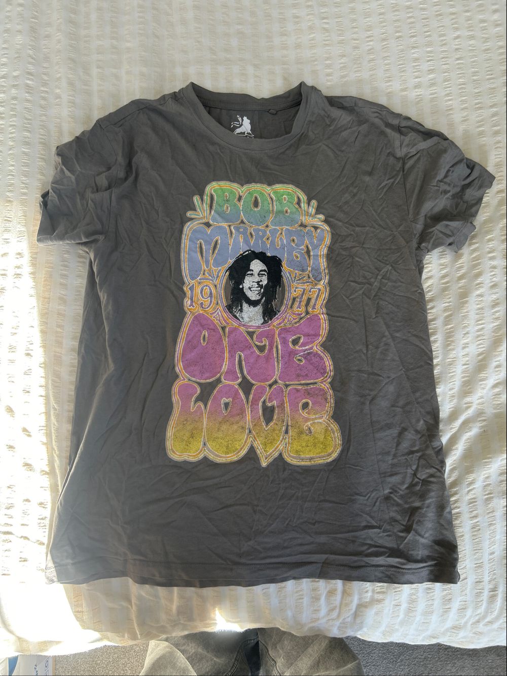 Bob Marley Grey One Love T-Shirt