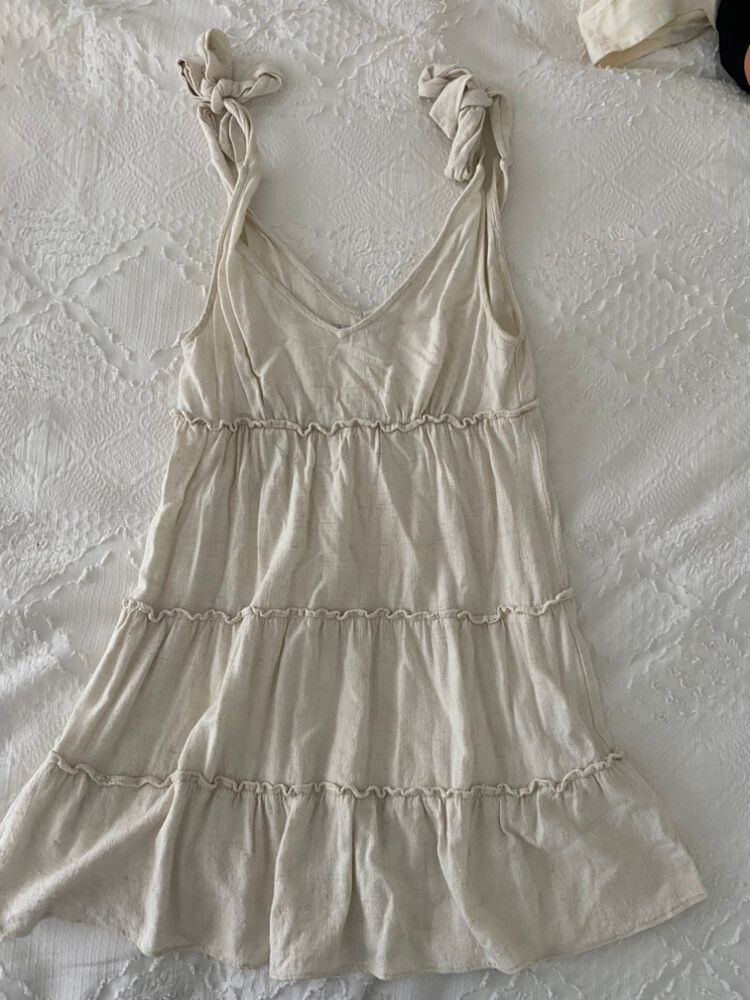 chinese dress ladies Natural Linen Dress | Made in USA
