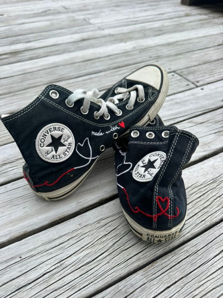 Converse Black High Top Sneakers