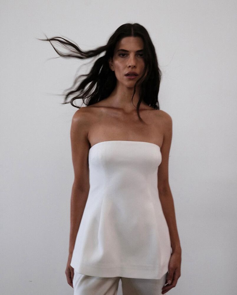 Henne Seren Strapless Top