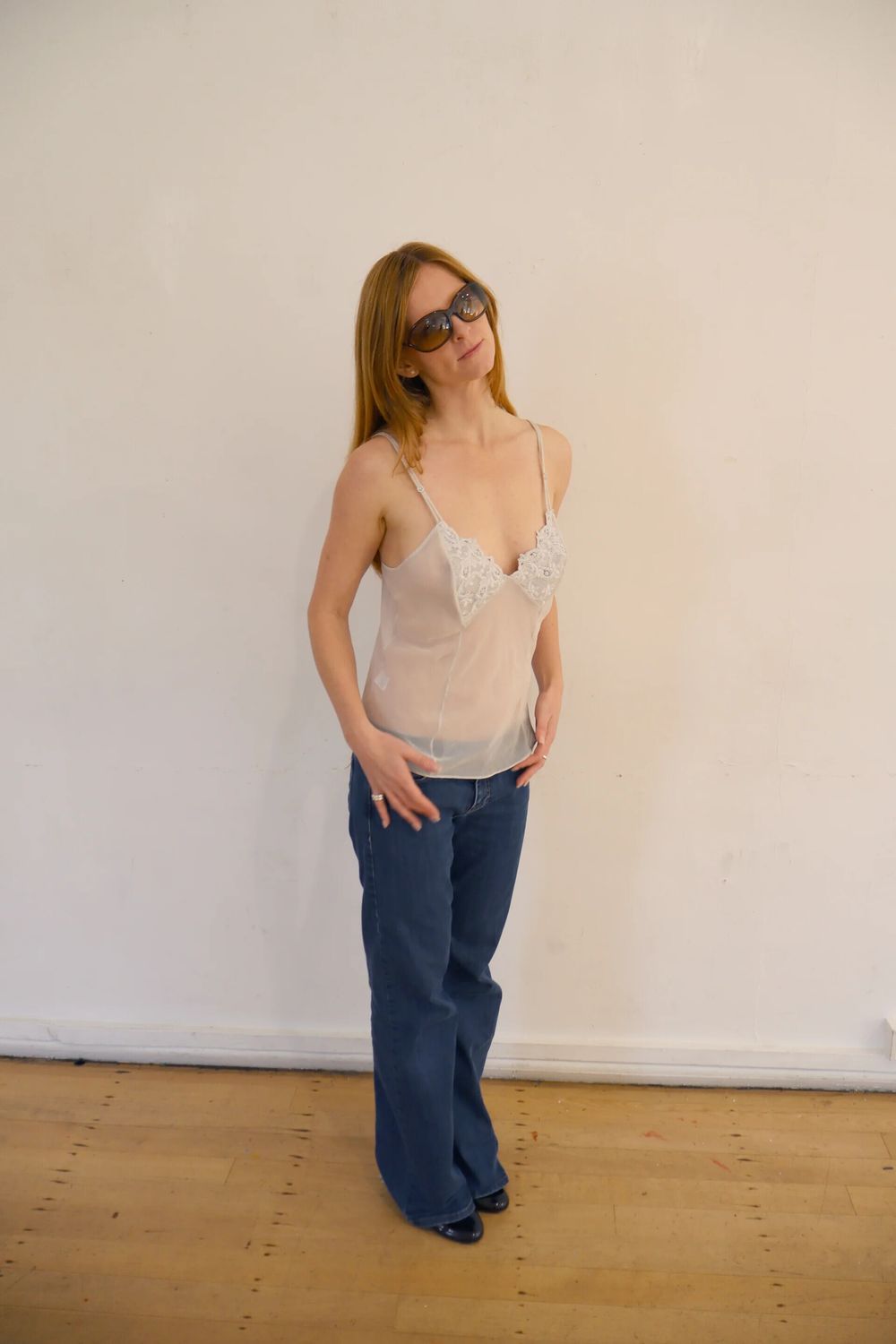 vintage d'oro gray camisole