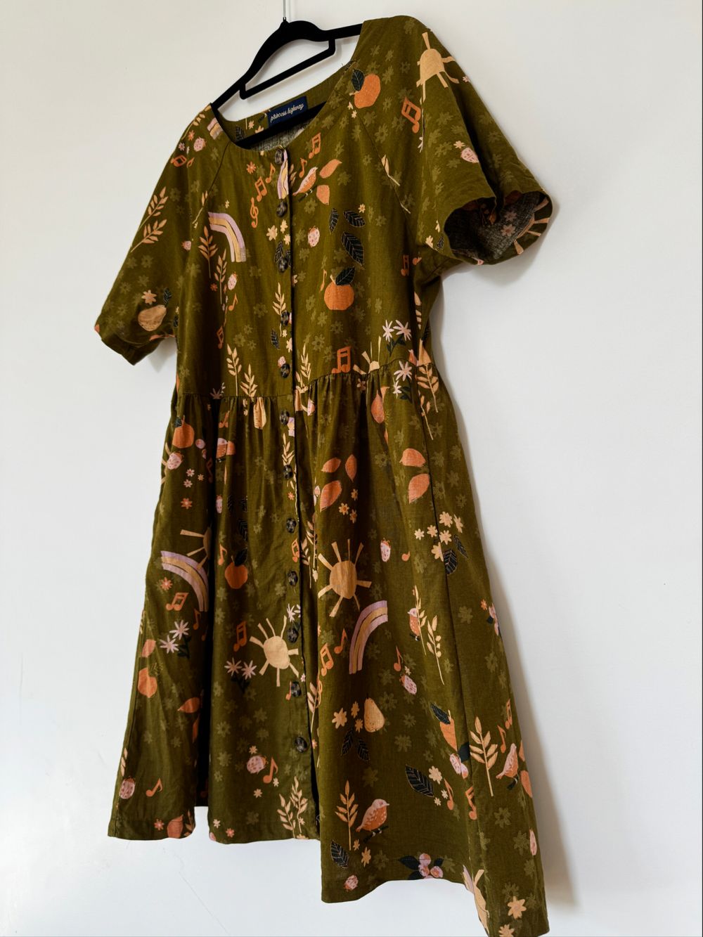 princess highway green dress Cottage Garden Midi Wrap Dress  Princess Highway