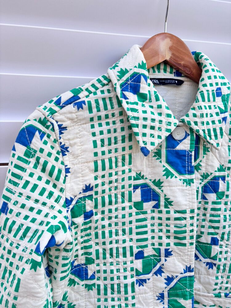 Zara Quilted Cotton Jacket