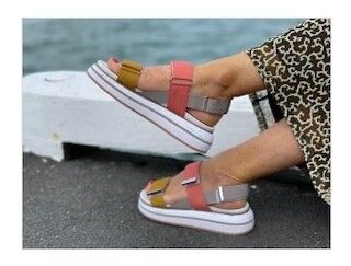 Gioseppo Pink Mustard Sandals