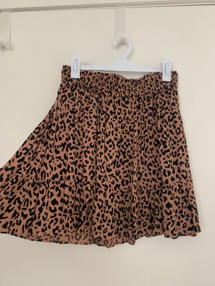 Cheetah Print Mini Skirt