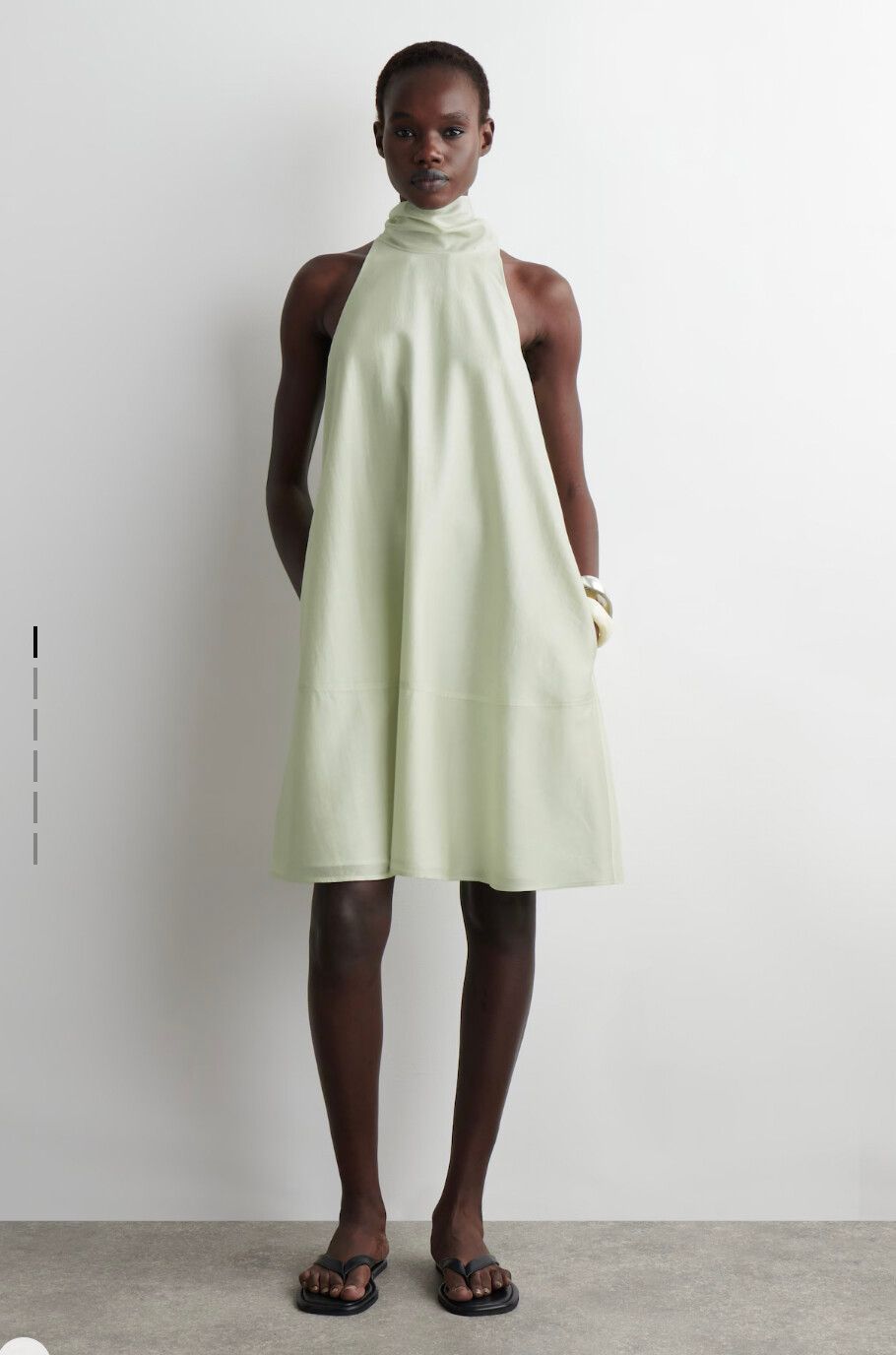 cos light green dress stylecode:D1600
