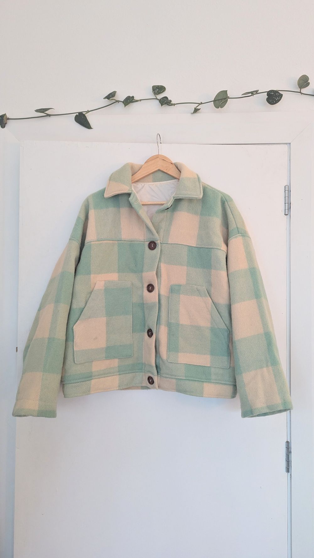 Twiggy Wool Blanket Jacket