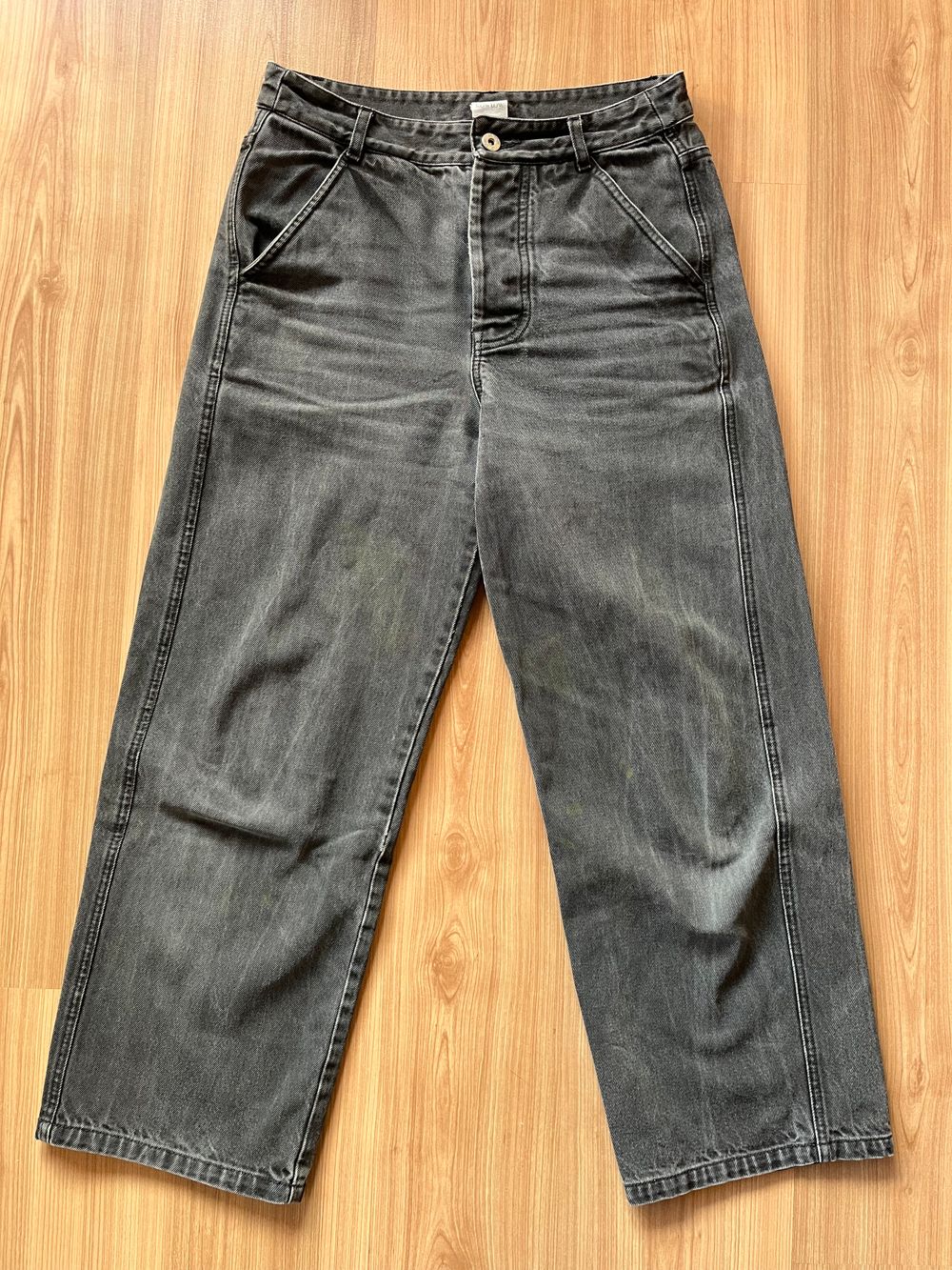 Kowtow washed grey jeans - straight