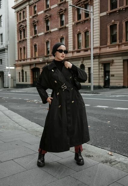 Aje altitude trench coat