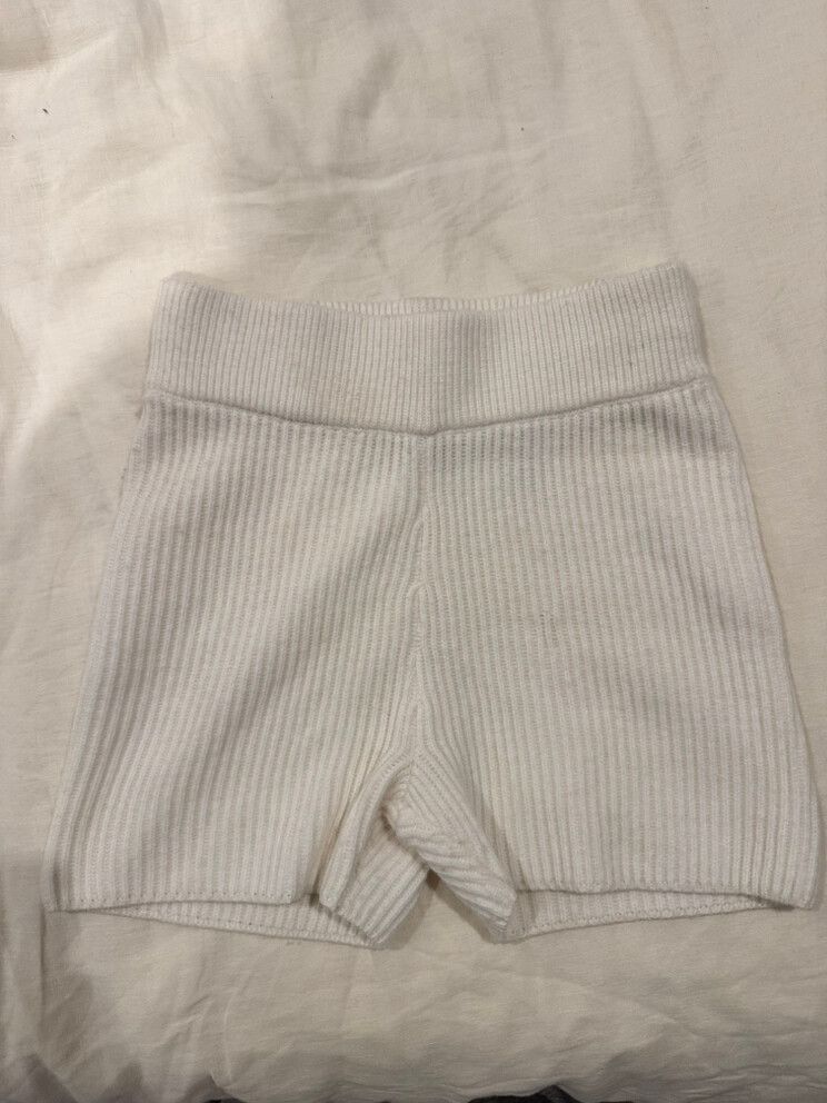 Rhythm Knit Shorts White