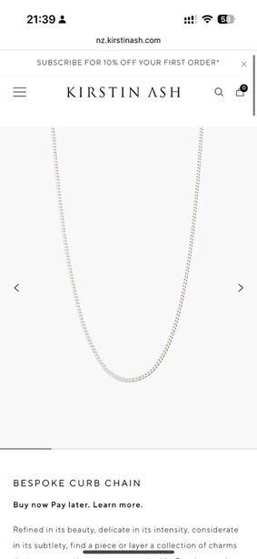 Kirstin ash BESPOKE CURB CHAIN