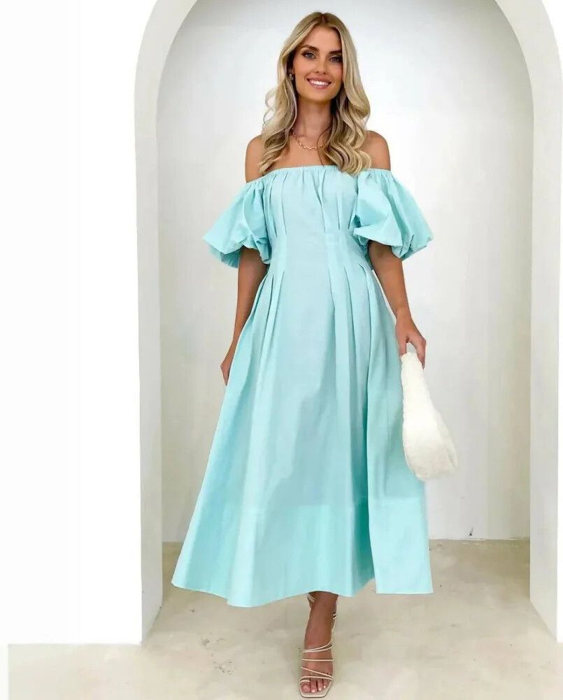 Lessey off shoulder maxi dress