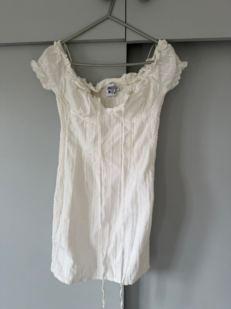 chinese dress ladies Everglimmer Lace Mini Dress White main image 0