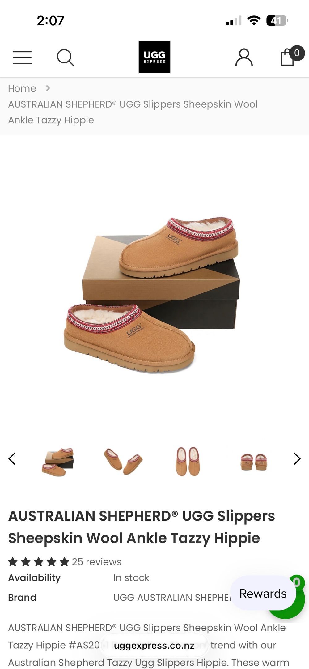 Uggs Hippie Chestnut