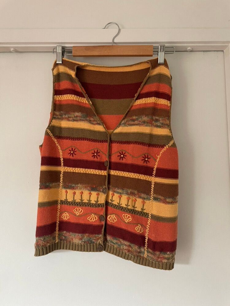 retro crochet cardigan, super cute!