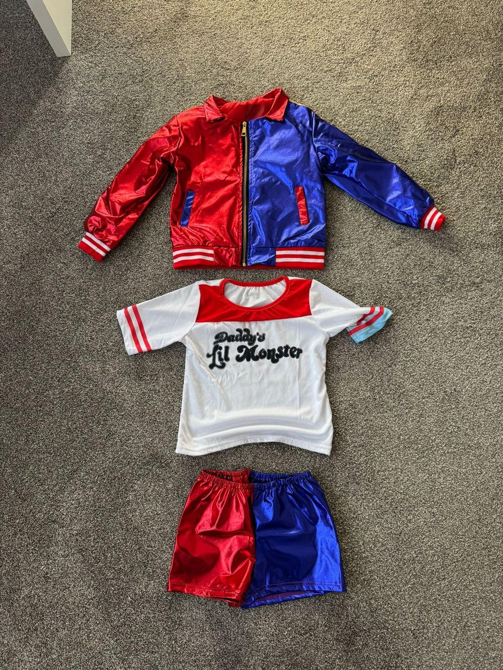 Harley Quinn Girls Costume
