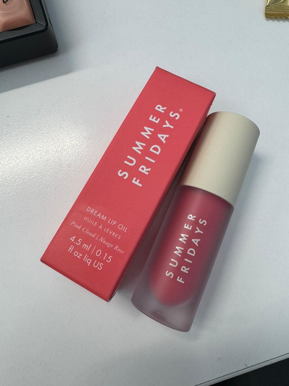 Summer Fridays Dream Lip Oil - Pink Cloud