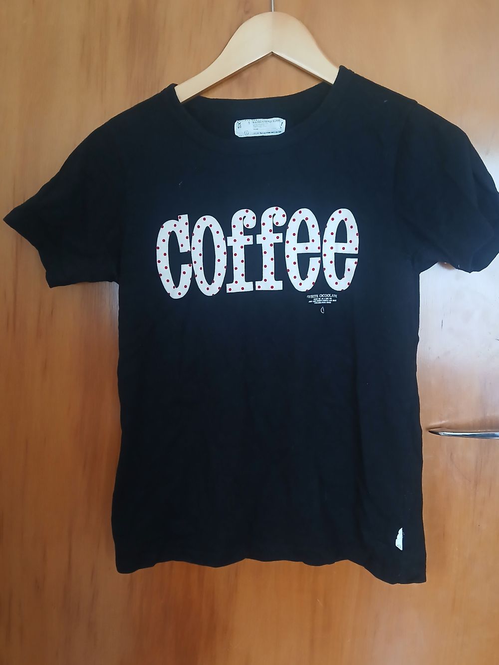 White Chocolate Label Black Coffee Baby Tee