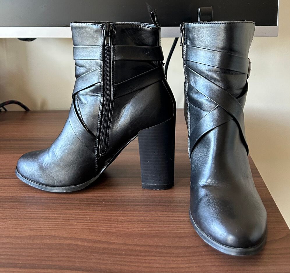Black Leather Boots