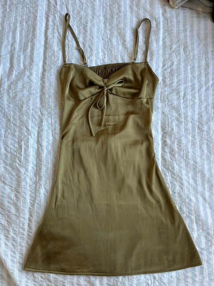 olive mini dress