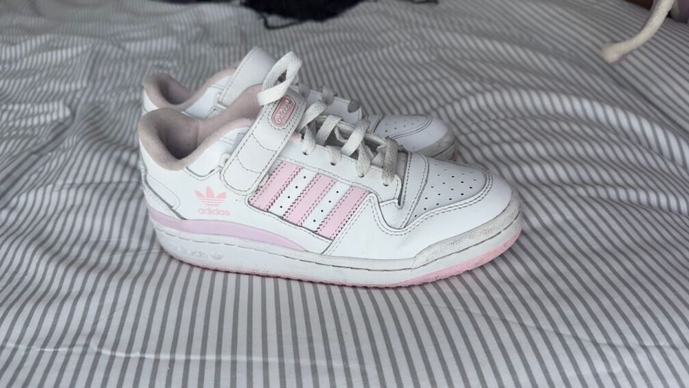 Adidas White Pink Sneakers